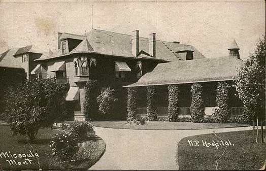 Northern Pacific Hospital, Missoula, Montana, 1914